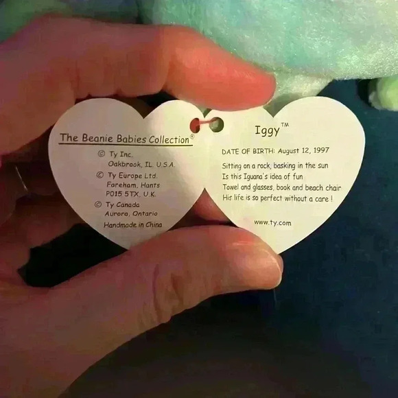 Ty Beanie Baby Iggy - Picture 2 of 6